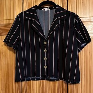 Lottie Moss Crop shirt from Urban Outfitters